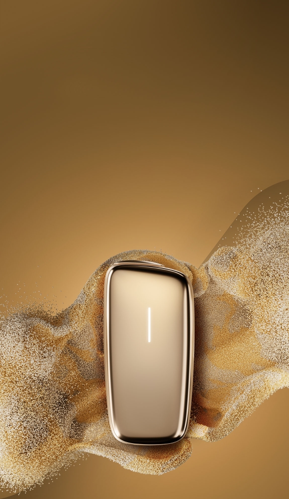Gold ploom banner